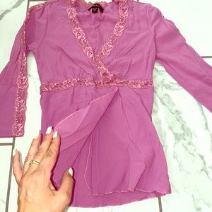 Bebe purple/fushia top. Size XS
